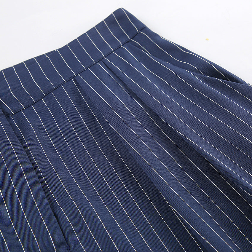 Stripe Life Pants - Blue