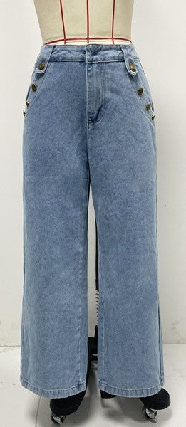 Frenzy Denim Co ord - Blue