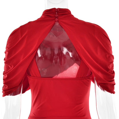 Deardorff Midi Dress - Red