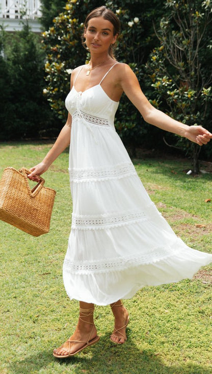 Ruben Maxi Dress - White