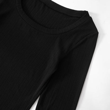 Trent Top With Umbrella Cuff Sleeves - Black