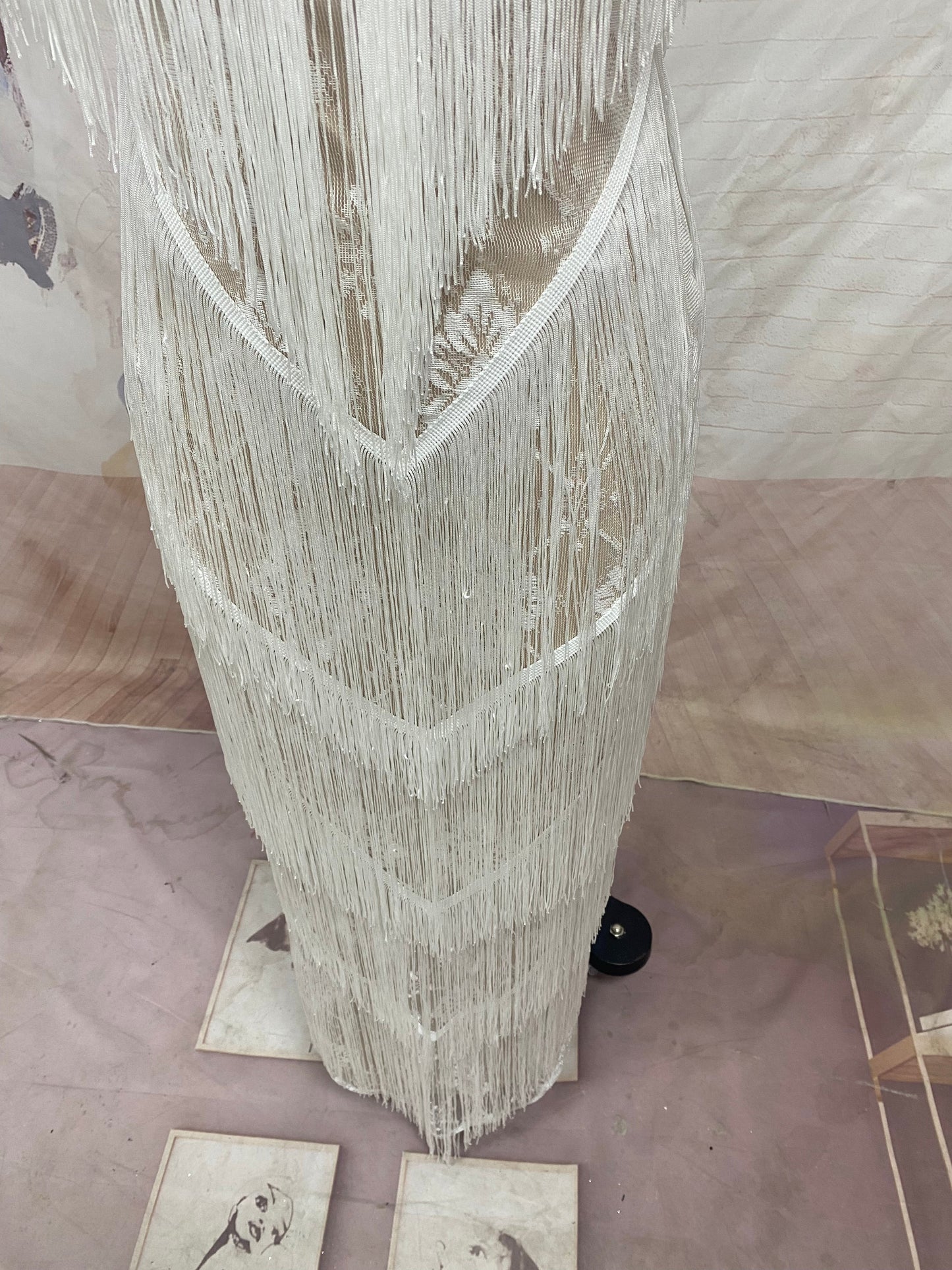 V Neck Sleeveless Dress Slim Fit Maxi Dress