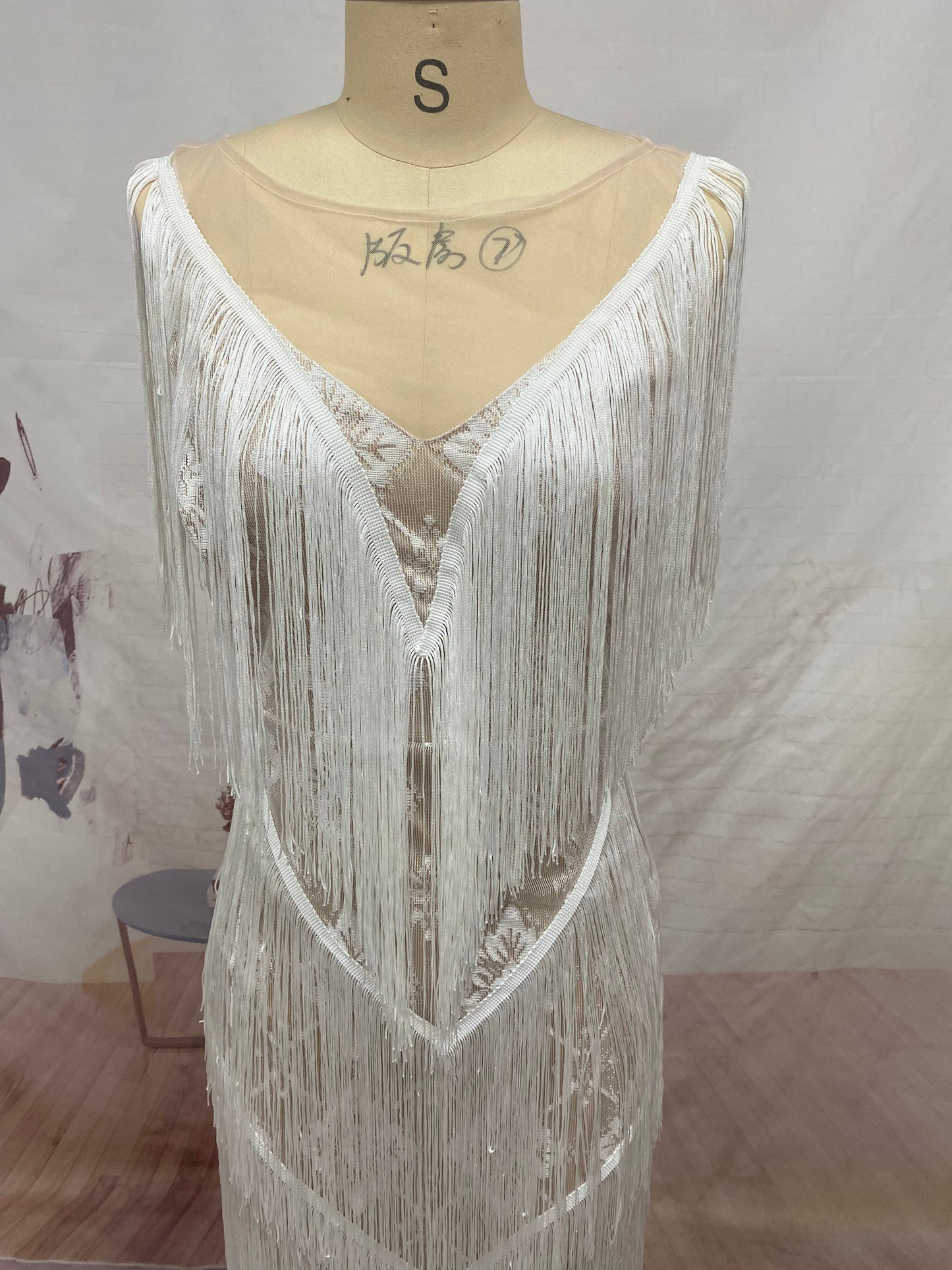 V Neck Sleeveless Dress Slim Fit Maxi Dress