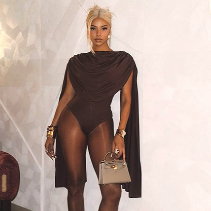 Dwayne Bodysuit - Brown