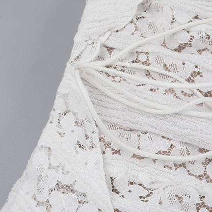 Reverie Off-Shoulder Dress - White