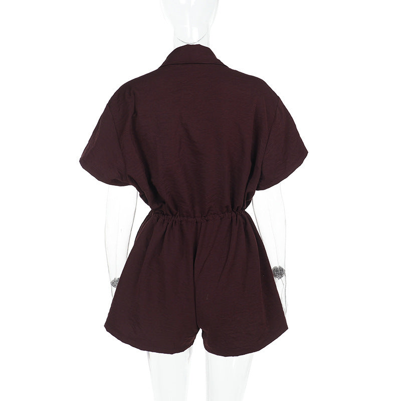 Brimley Romper - Brown