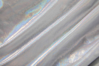 Slant Shoulder Asymmetrical Design Pleated Slim Fit Hip Silver Dress