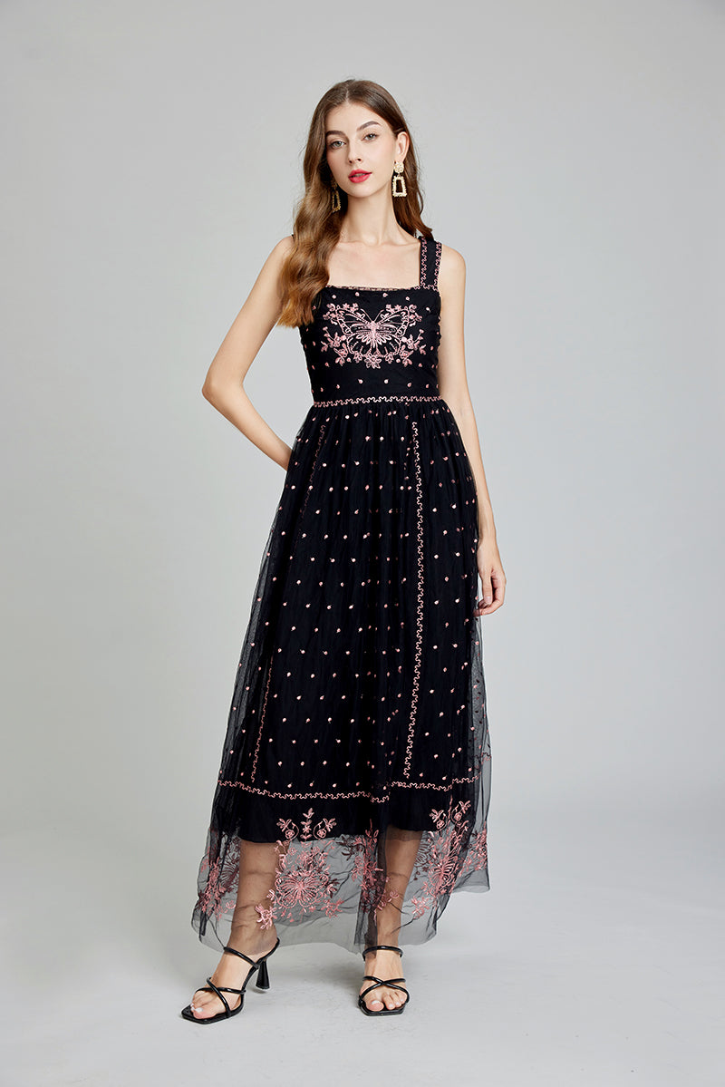 Sleeveless Daily Elegant A Line Maxi Dress