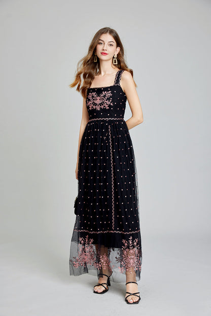 Sleeveless Daily Elegant A Line Maxi Dress