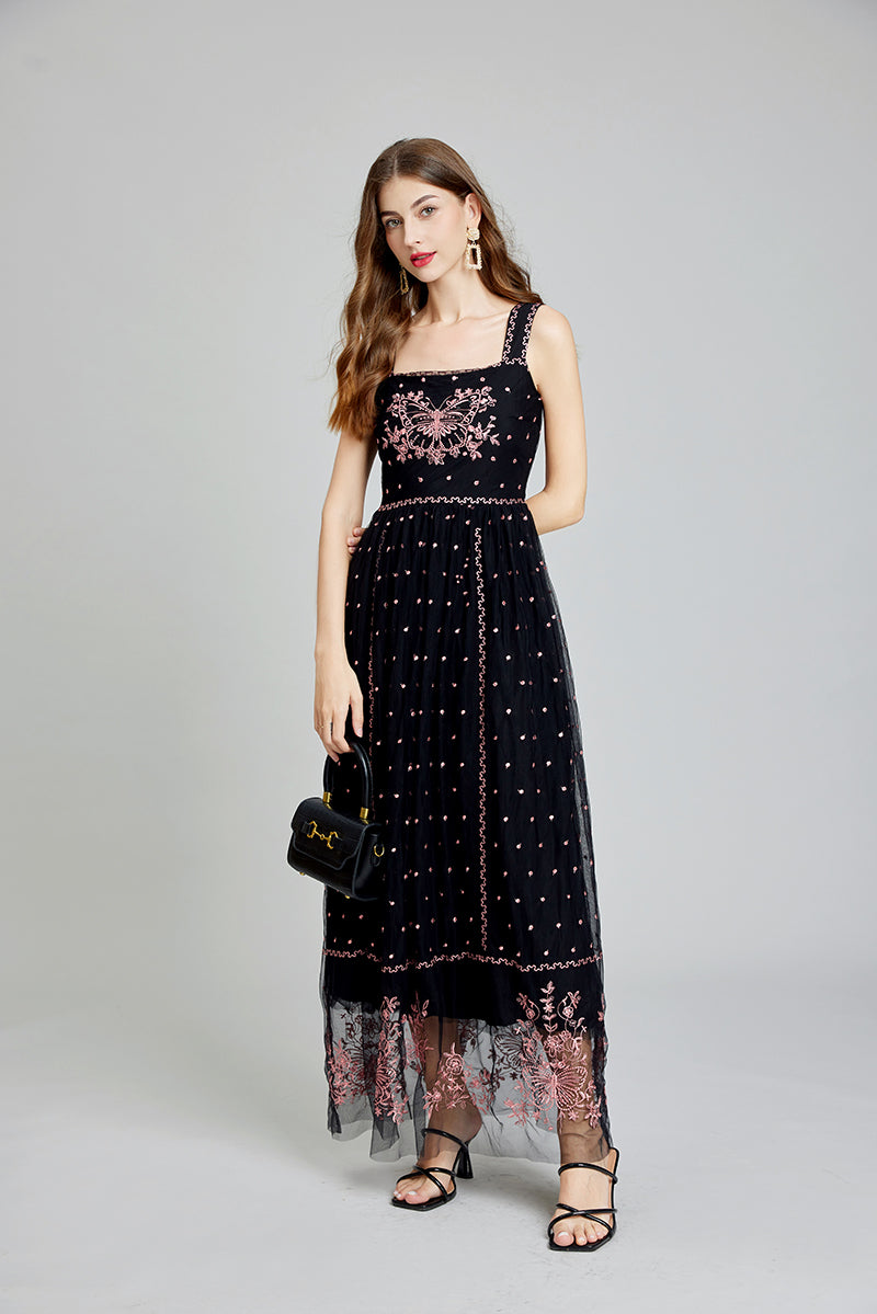 Sleeveless Daily Elegant A Line Maxi Dress