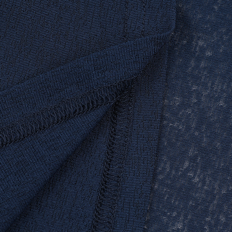 Cosmic Elegance V Neck Dress - Blue