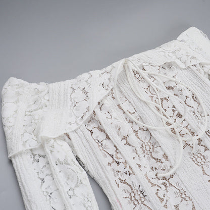 Reverie Off-Shoulder Dress - White