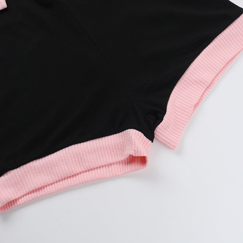 Sylvia Romper - Black