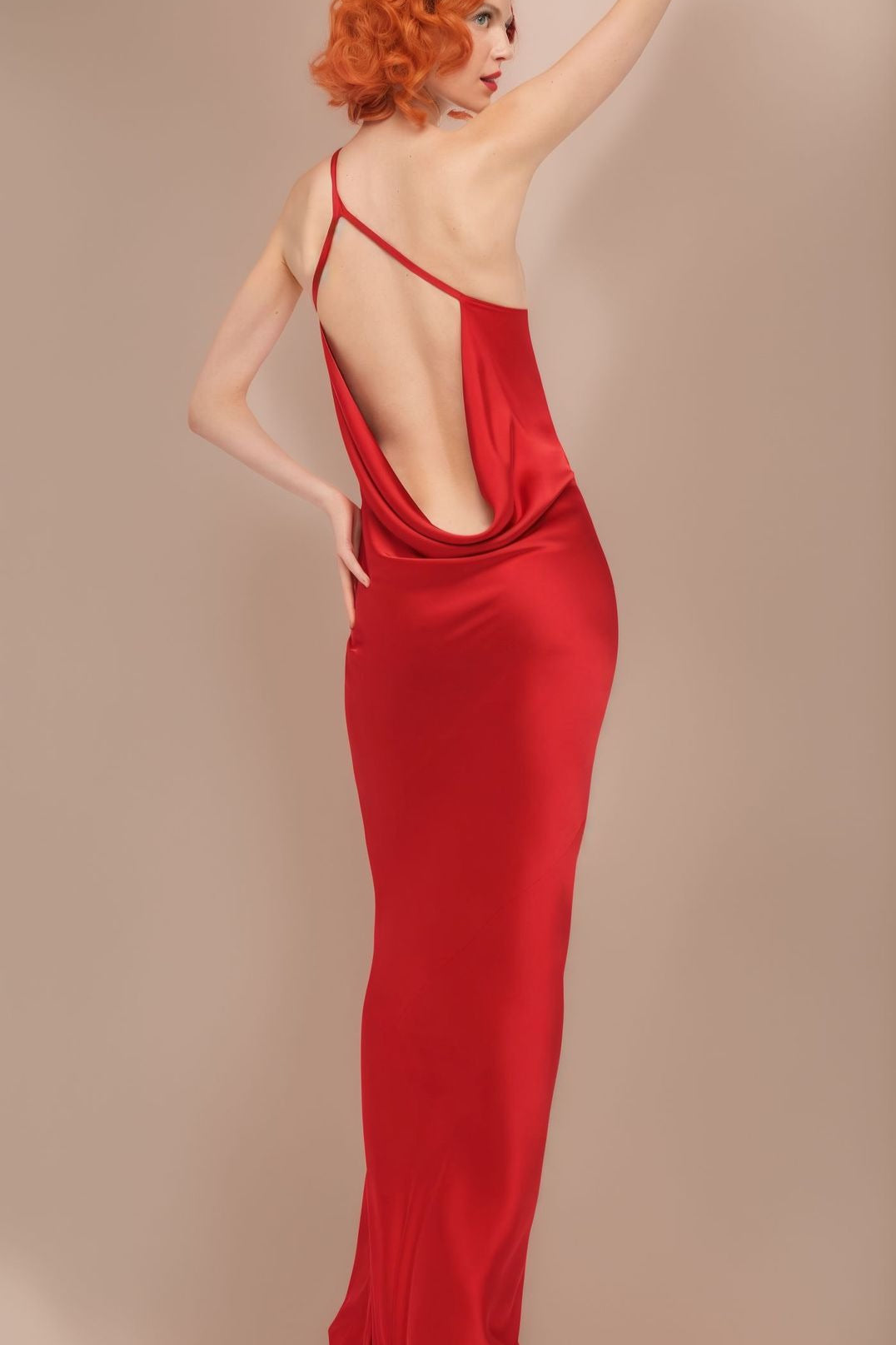 Long Waist Defining Party Dress