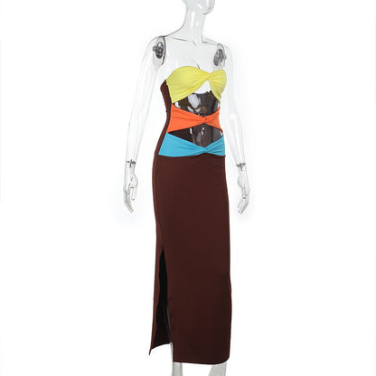 Jonjo Maxi Dress - Brown
