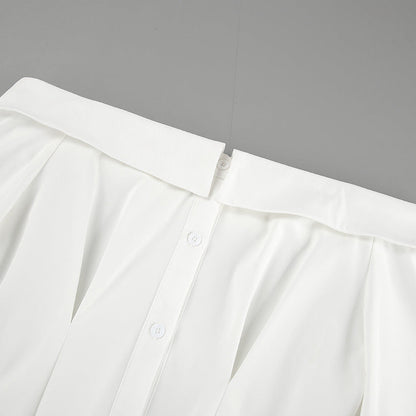 Halez Off Shoulder Top - White