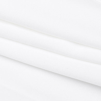 Fringila Asymmetric Dress - White