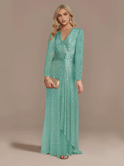 JuliaFashion - 2024 Wedding Sequins Guests Prom Cocktail Dresses