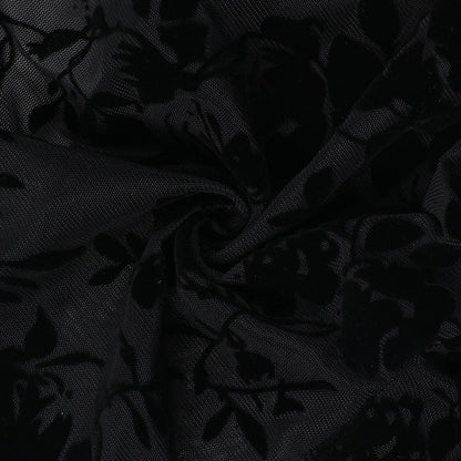 Lace Lovers Tie Up Top - Black