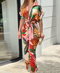 Summer Babe Midi Dress - Orange