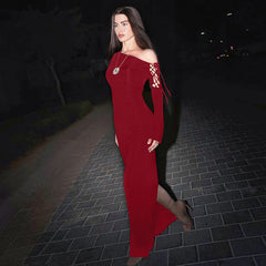 Tasmania Maxi Dress - Red