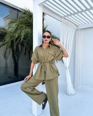 Comfort Peak Co-ord - Green