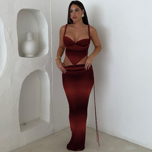 Taishan Co-Ord - Red