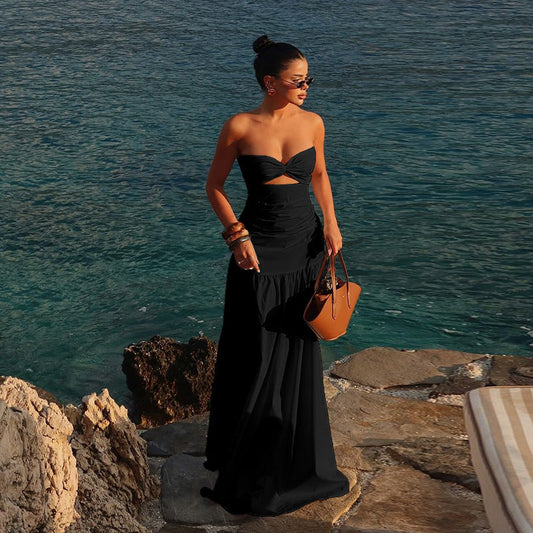 Cruz Maxi Dress-Black