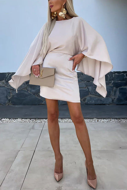Rodrigo Mini Dress - Apricot
