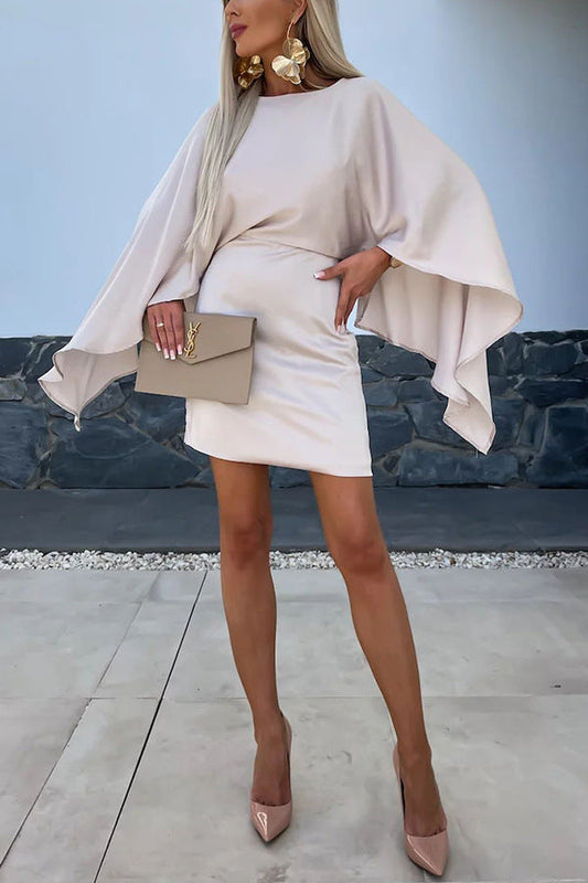 Rodrigo Mini Dress - Apricot