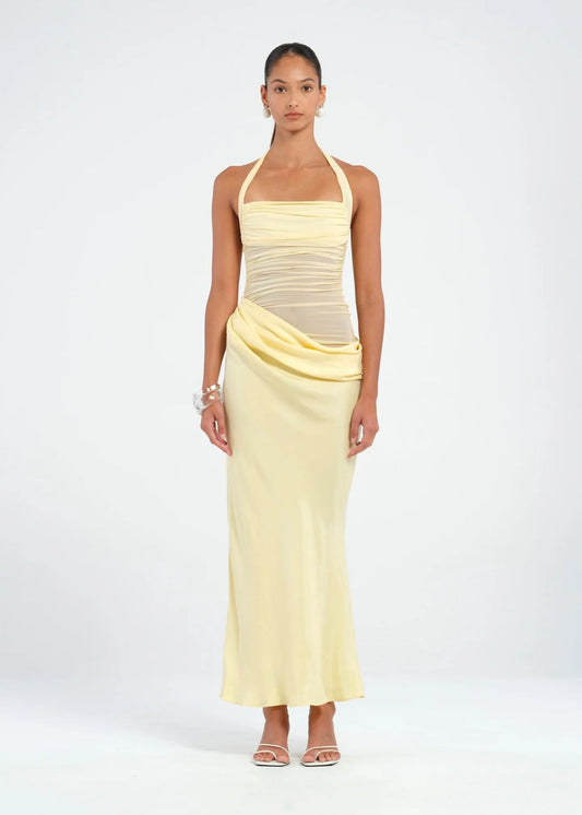 Rubeus Maxi Dress - Yellow