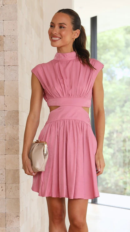Glorina Mini Dress - Pink