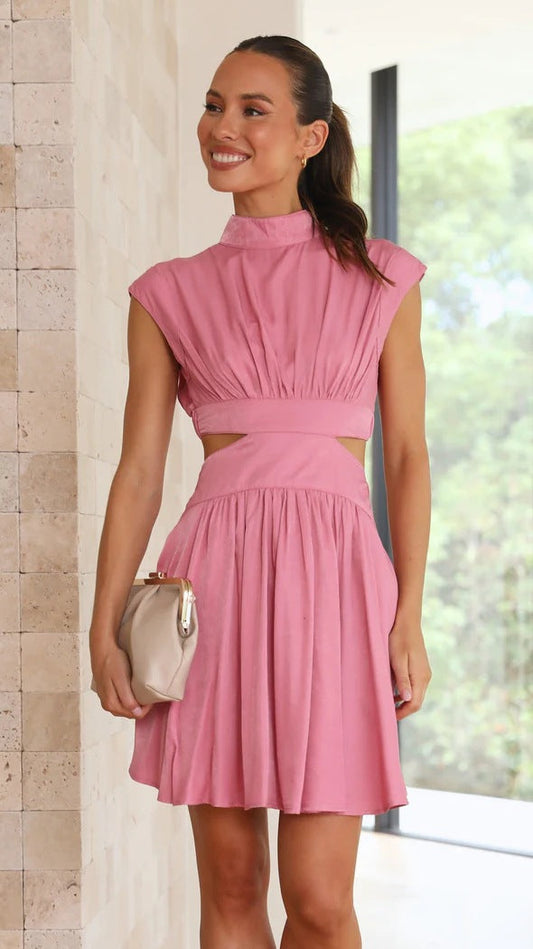Glorina Mini Dress - Pink