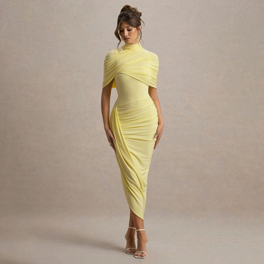 Deardorff Midi Dress - Yellow