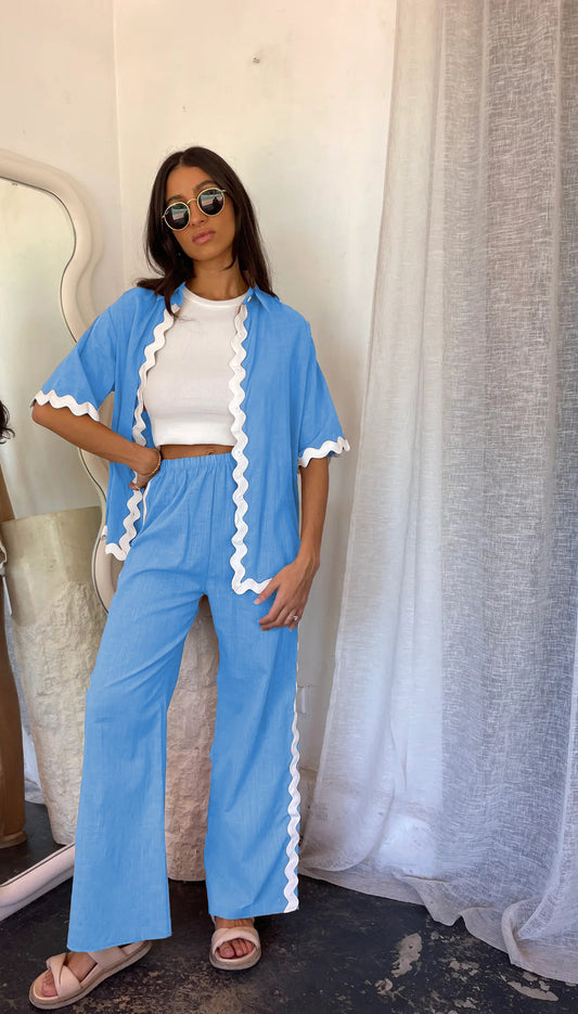 Fergie Co-ord Set - Blue