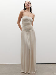 Becky Maxi Dress - Apricot