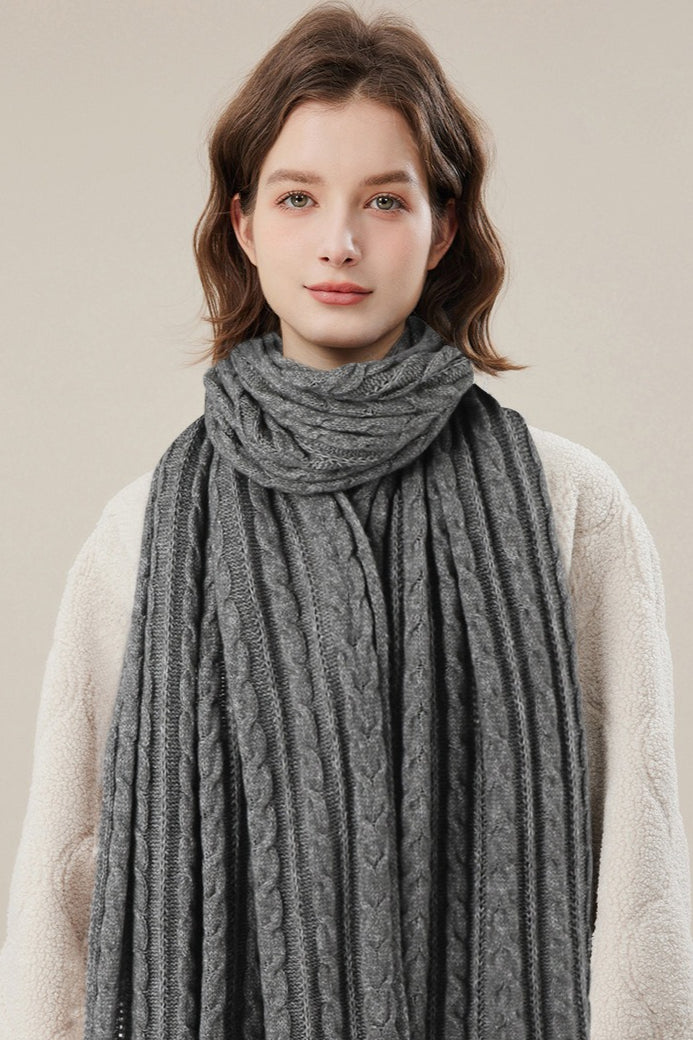 Soft Plush Long Cozy Christmas Scarf