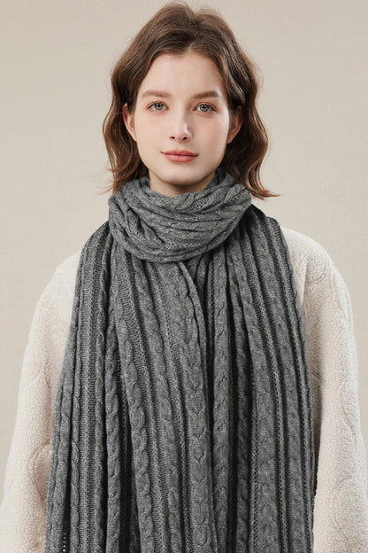 Soft Plush Long Cozy Christmas Scarf