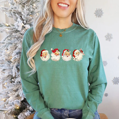 Fashion Classic Santa Kriss Kringle Stylish Sport Christmas Hoodie Green / S Hoodies-L