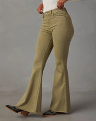 2024 Fashion Flare Women Streetwear 90S Vintage Wide Leg Denim Pantalones Mujer Pantalon Femme