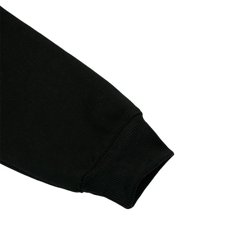 Leisure Merry Alphabet Printed Soft Round Neck Retro Christmas Hoodie Hoodies-L