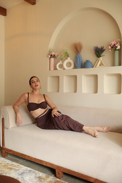 Makoko Co-Ord set - Brown