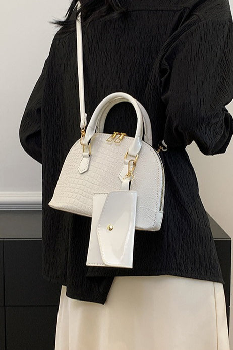 Minimalist PU Shell Small Crossbody Bag
