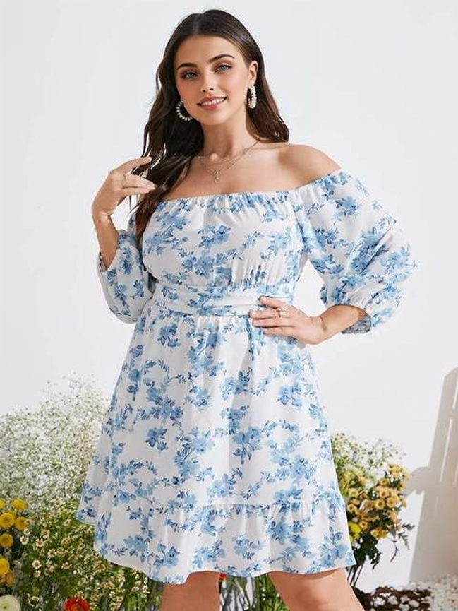 JuliaFashion - 2024 Sexy Off Shoulder Beach Mini Sundress