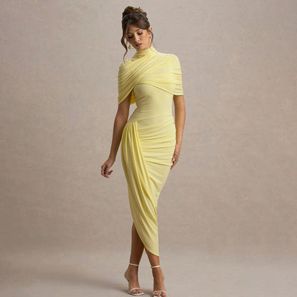 Deardorff Midi Dress - Yellow