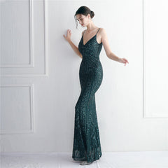Taisia Formal Stylish Sequin Scroll Dress S.o. Long Dresses