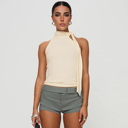 Tritter Top - Apricot