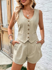 Vezra Co-ord - Khaki