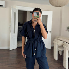 Comfort Peak Co-ord - Blue