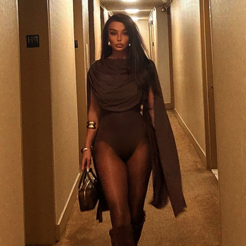 Dwayne Bodysuit - Brown